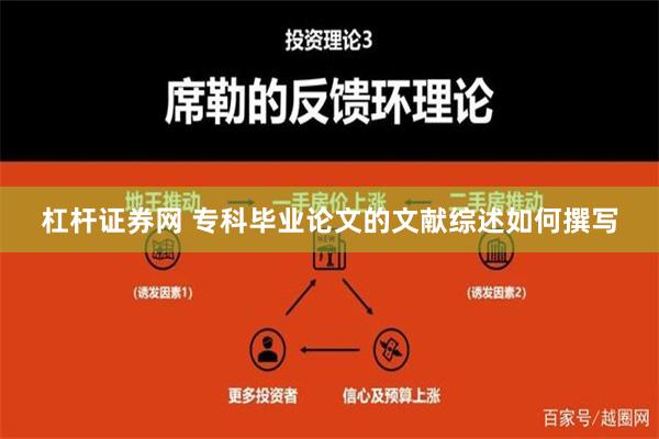 杠杆证券网 专科毕业论文的文献综述如何撰写